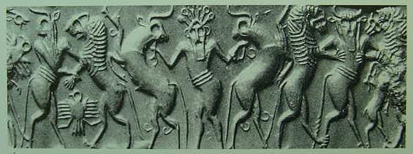 Akkadian Half-human Bison