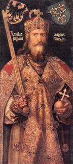 Charlemagne - meaning Charles the Great, 2 April 742 - 28 January 814 was King of the Franks from 768 to his death