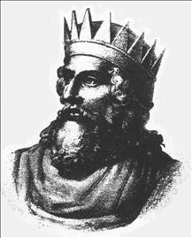 Merovich, Chieftain of the Salian Franks, Lived ca. 411 - 458. Reigned 447 - 458