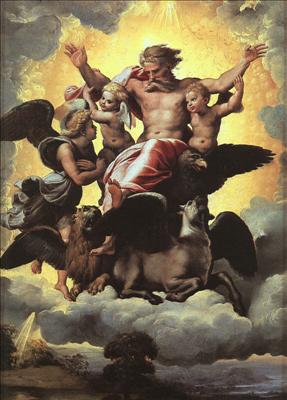 Raphael - The Vision of Ezekiel ca. 1518