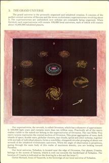 Click to enlarge Artist representation of the Seven Superuniverses swinging around the Central Universe of Havona as described in The Urantia Book