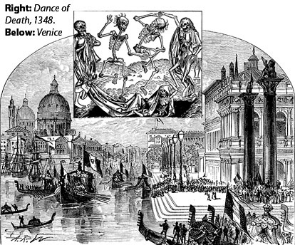Dance Of Death in Venice 1348