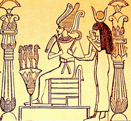 Osiris enthroned