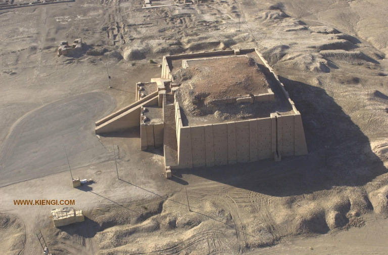 Ziggurat at Ur Aerial View