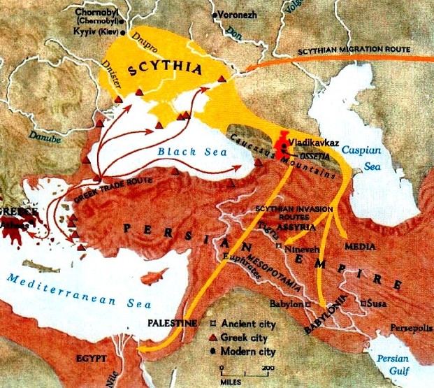 Scythian Migration Routes