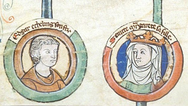 Edgar The Aetheling and his sister Saint Margaret of Scotland