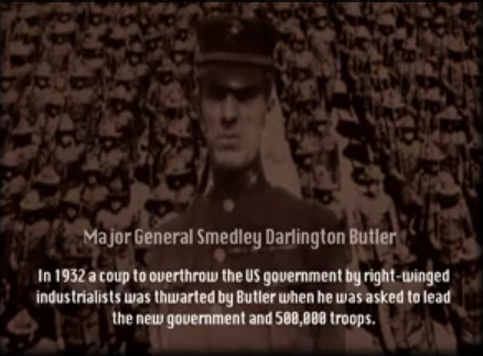 Major General Smedley Darlington Butler thwarted in 1932 coup