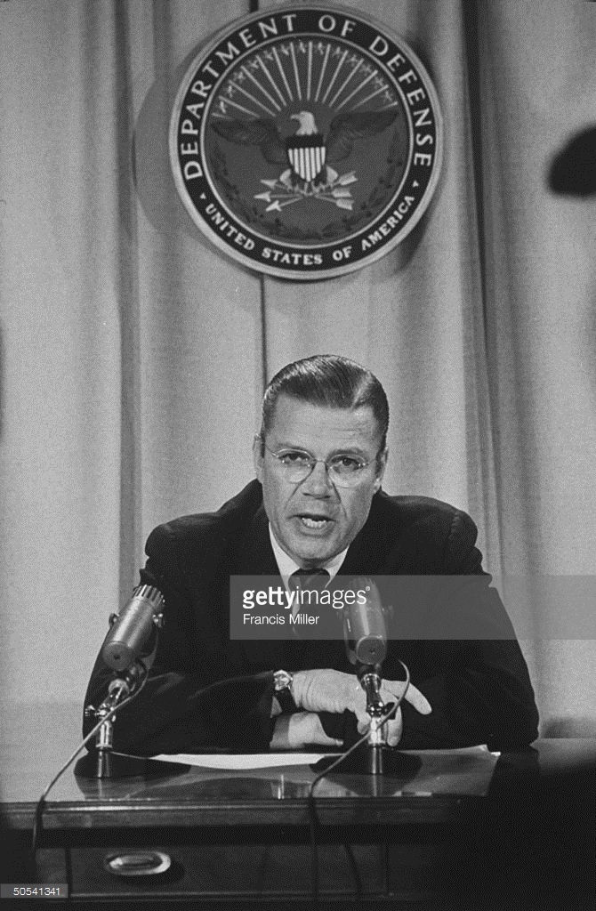 Robert S. McNamara Secretary of Defense 1961-1968