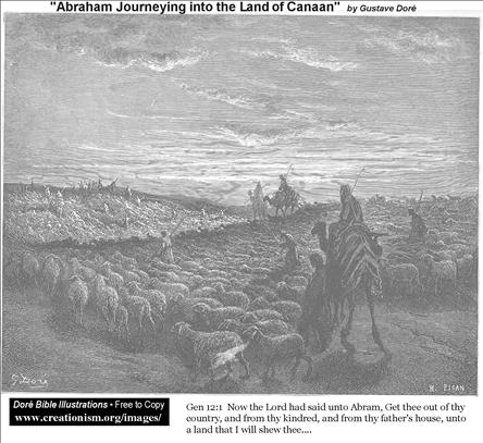 by Dore Abraham Journeying Into The Land Of Canaan