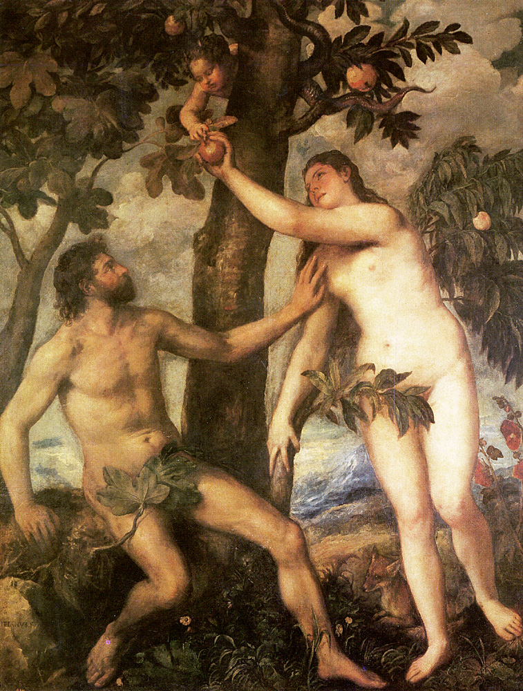 Fall of Man oil on canvas c1565-1570