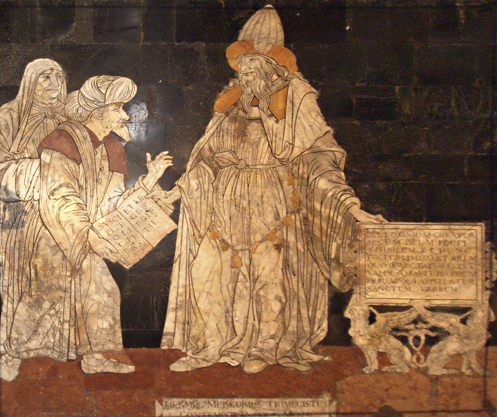 Hermes Trismegistus, Floor decoration, Siena Cathedral.
